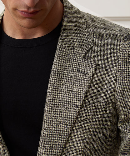 Todd Snyder Silk-Linen Donegal Sport Coat in Grey Grey