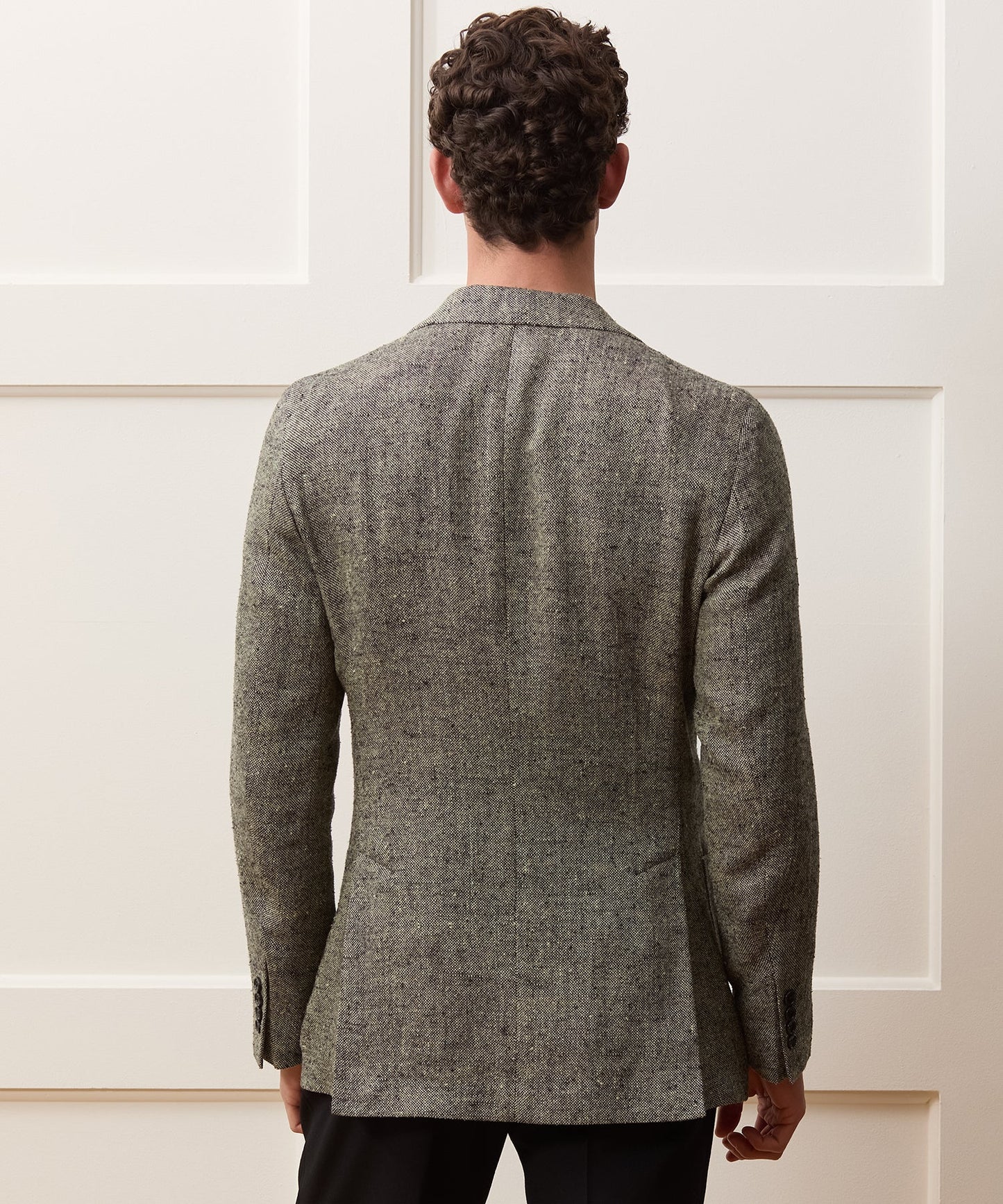 Todd Snyder Silk-Linen Donegal Sport Coat in Grey Grey
