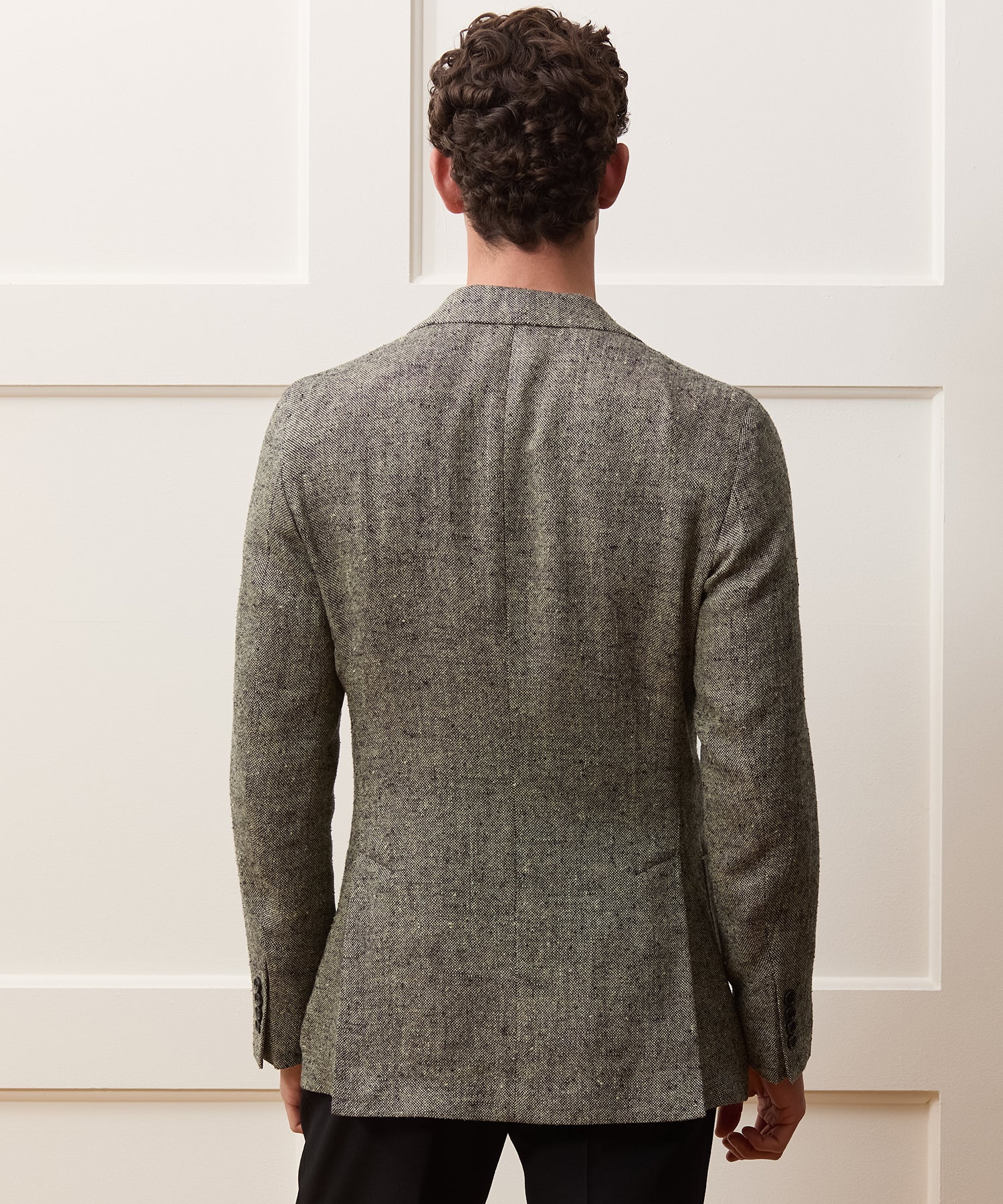 Todd Snyder Silk-Linen Donegal Sport Coat in Grey Grey