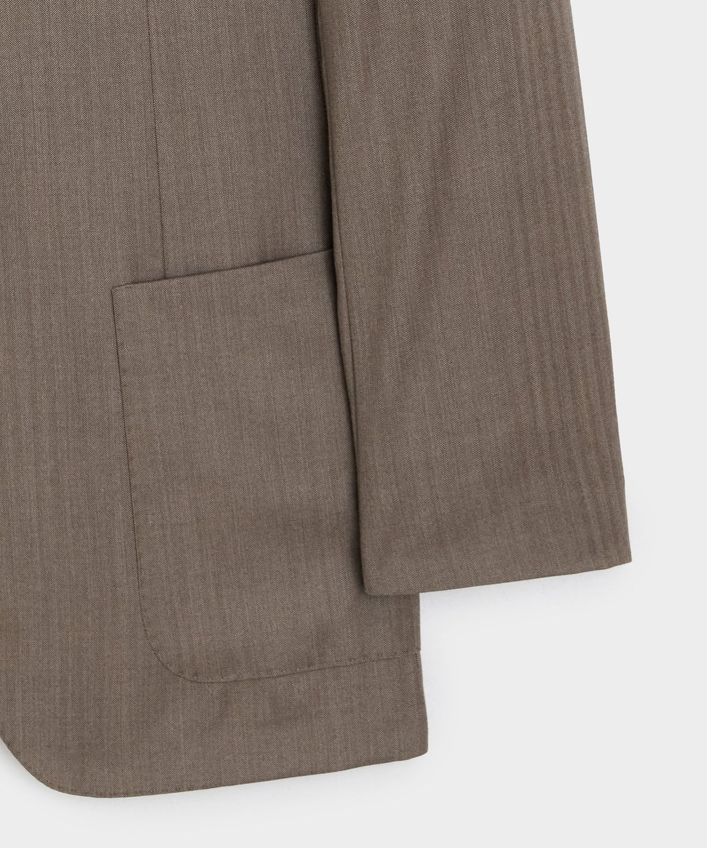 Todd Snyder Herringbone Madison Jacket in Light Brown Herringbone Light Brown