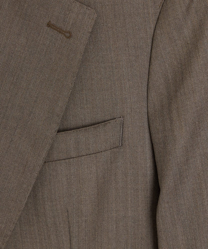Todd Snyder Herringbone Madison Jacket in Light Brown Herringbone Light Brown
