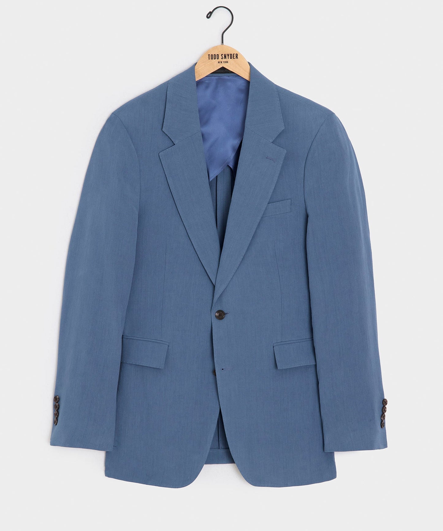 Todd Snyder Sueded Linen Sutton Jacket in Harbor Blue Harbor Blue