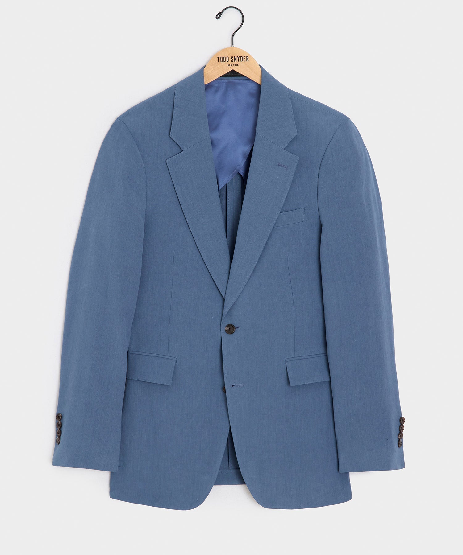 Todd Snyder Sueded Linen Sutton Jacket in Harbor Blue Harbor Blue