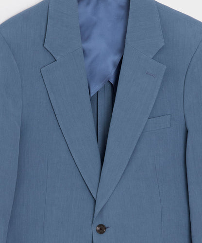 Todd Snyder Sueded Linen Sutton Jacket in Harbor Blue Harbor Blue