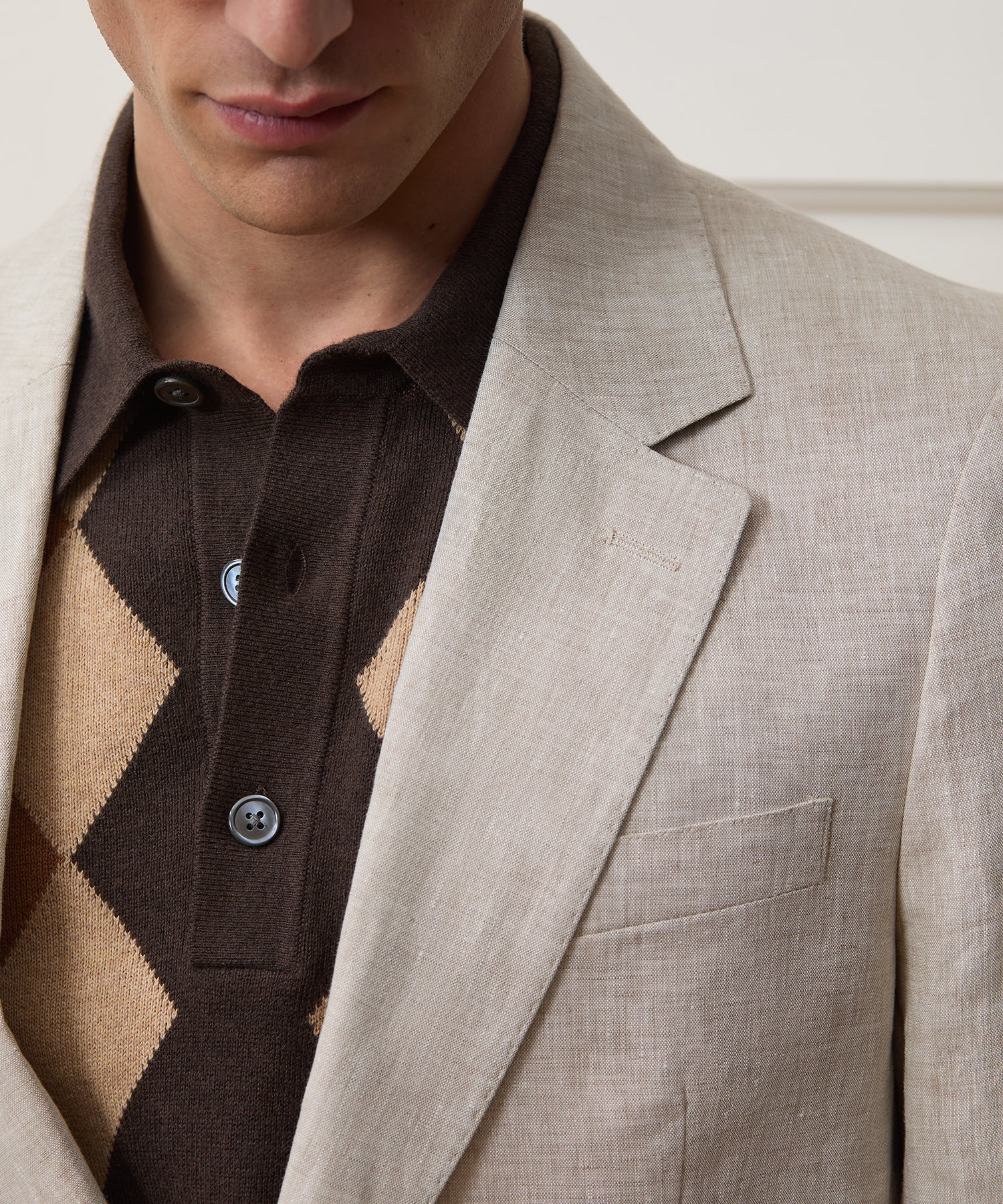 Todd Snyder Linen Sutton Jacket in Oatmeal Oatmeal