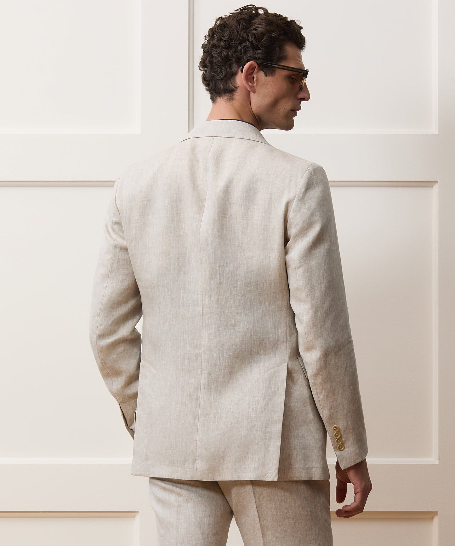 Todd Snyder Linen Sutton Jacket in Oatmeal Oatmeal