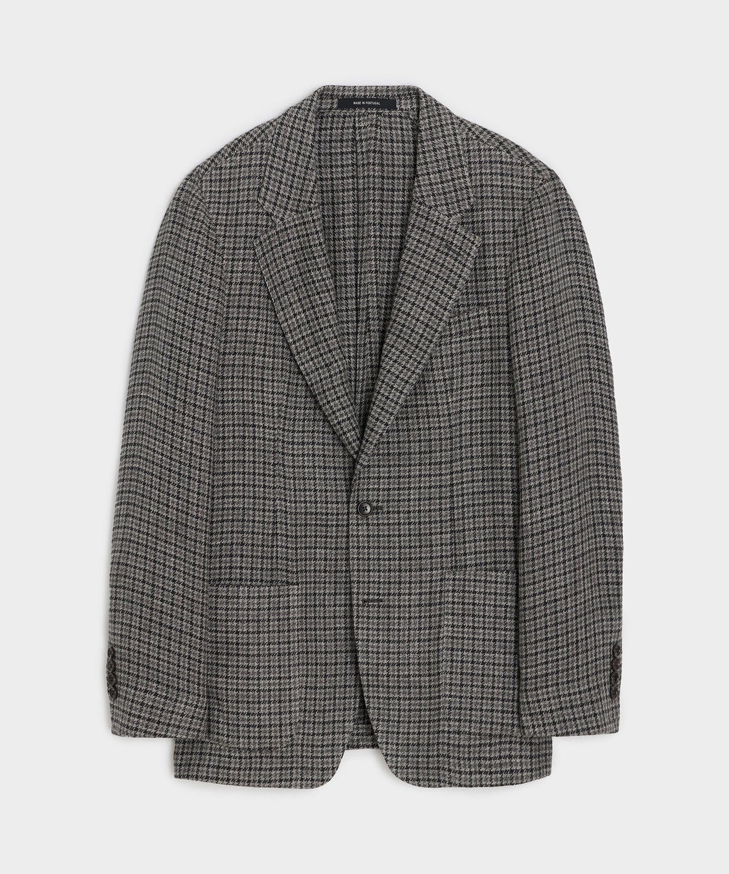 Todd Snyder Houndstooth Sport Coat in Charcoal Houndstooth Charcoal