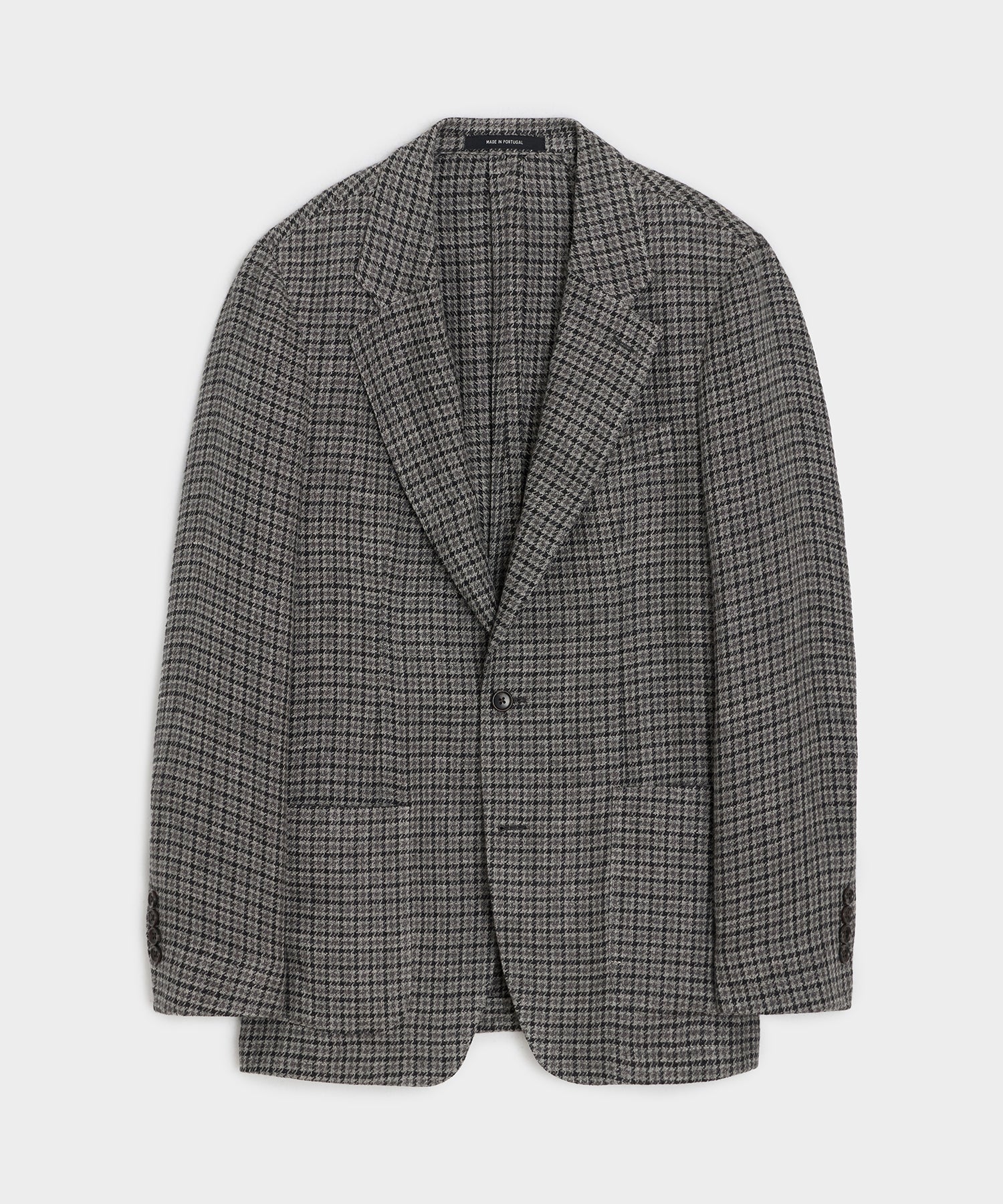 Todd Snyder Houndstooth Sport Coat in Charcoal Houndstooth Charcoal