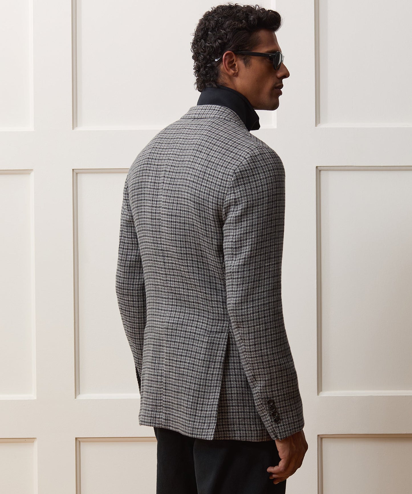 Todd Snyder Houndstooth Sport Coat in Charcoal Houndstooth Charcoal