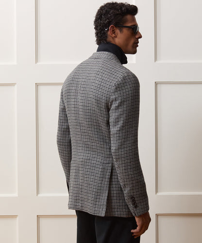 Todd Snyder Houndstooth Sport Coat in Charcoal Houndstooth Charcoal