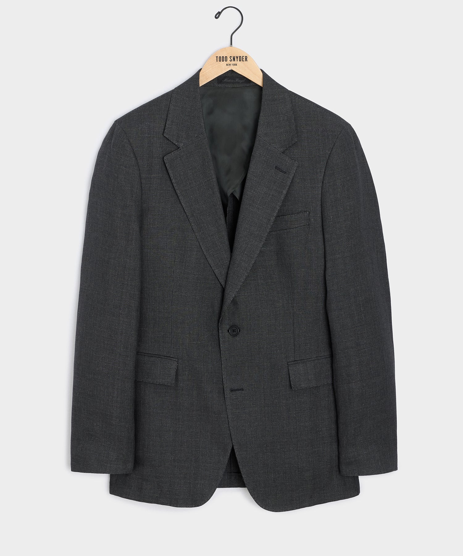 Todd Snyder Italian Cotton-Linen Sutton Jacket in Charcoal Charcoal