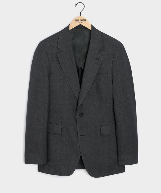 Todd Snyder Italian Cotton-Linen Sutton Jacket in Charcoal Charcoal