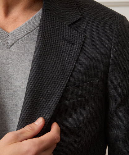 Todd Snyder Italian Cotton-Linen Sutton Jacket in Charcoal Charcoal