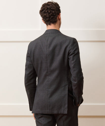 Todd Snyder Italian Cotton-Linen Sutton Jacket in Charcoal Charcoal