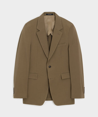 Todd Snyder Italian Seersucker Sutton Jacket in Tan Tan