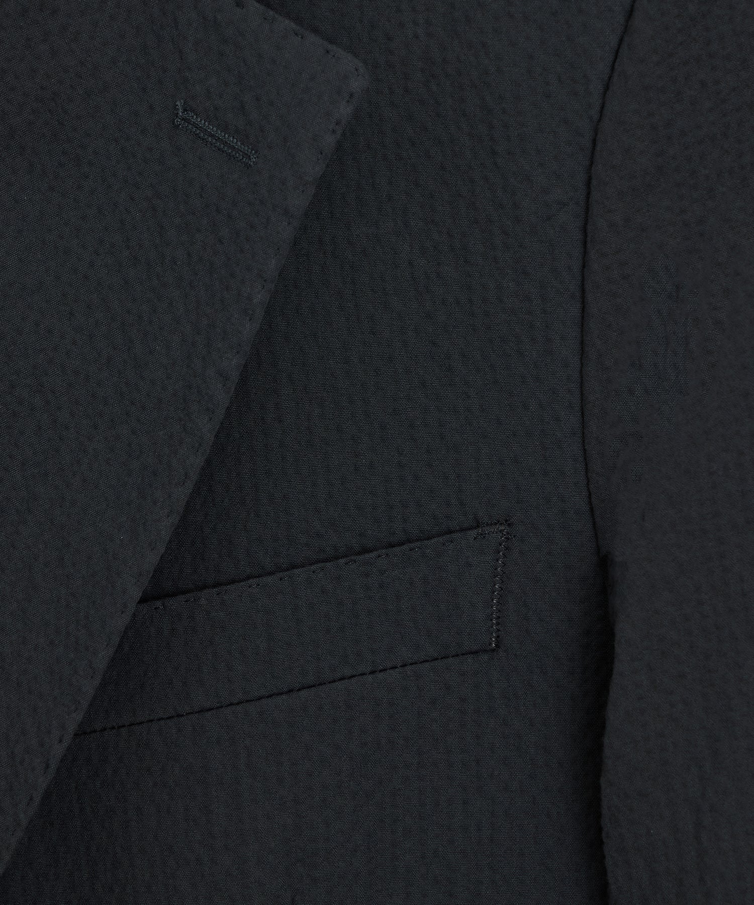 Todd Snyder Italian Seersucker Sutton Jacket in Obsidian Obsidian