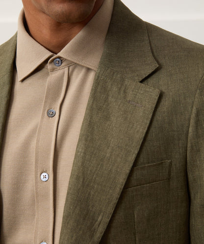 Todd Snyder Italian Linen Madison Jacket in Olive Olive