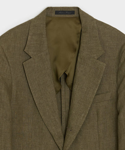 Todd Snyder Italian Linen Madison Jacket in Olive Olive