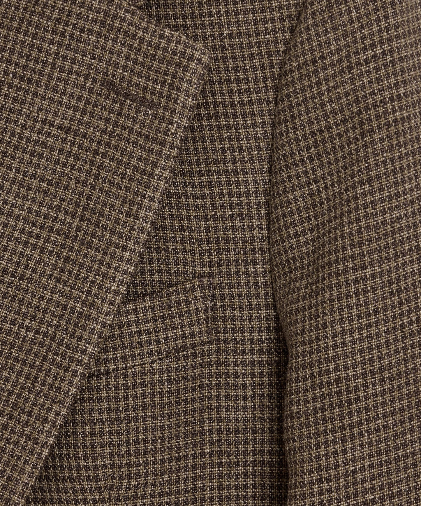 Todd Snyder Italian Linen Houndstooth Madison Jacket in Tan Houndstooth Tan