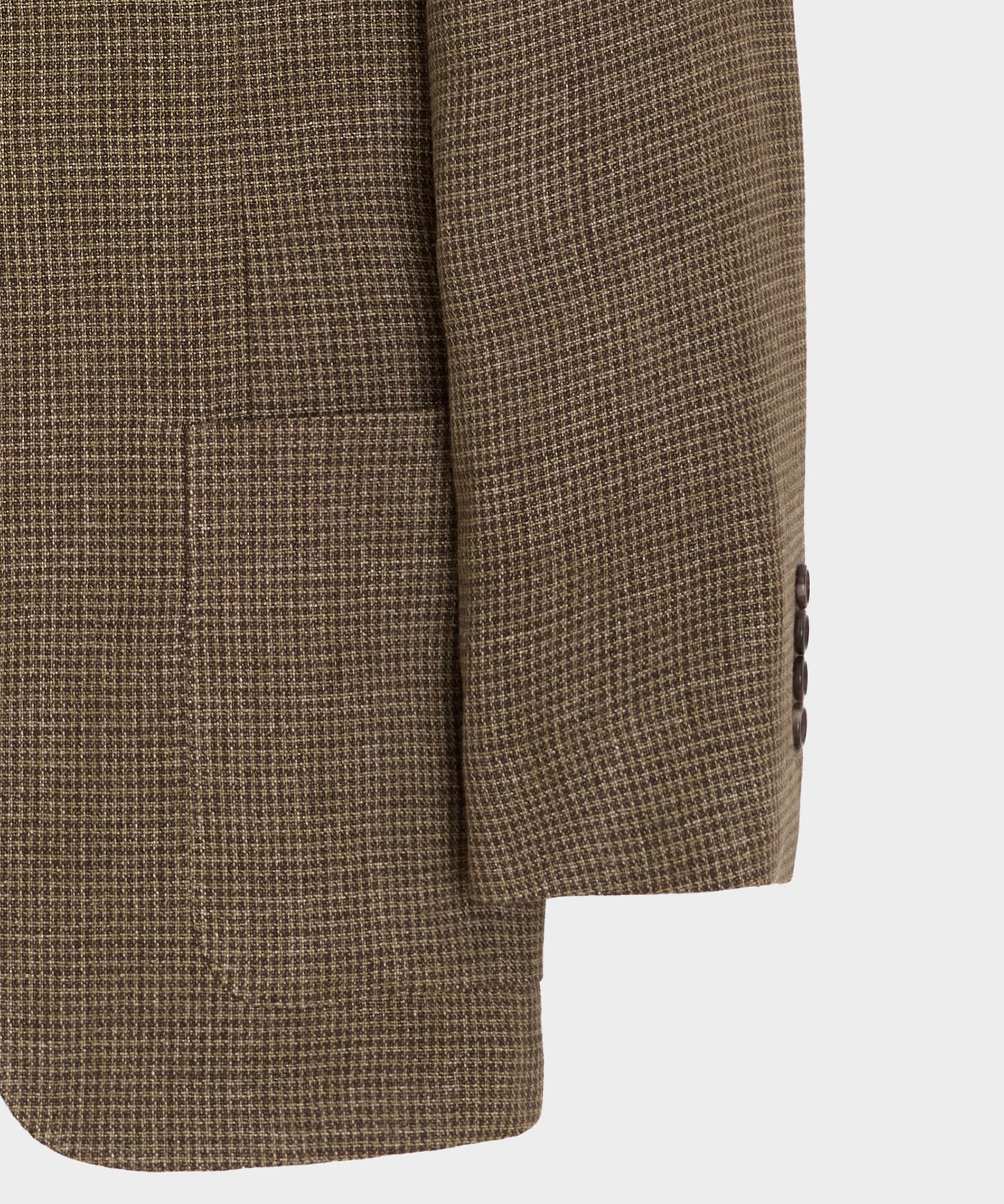 Todd Snyder Italian Linen Houndstooth Madison Jacket in Tan Houndstooth Tan