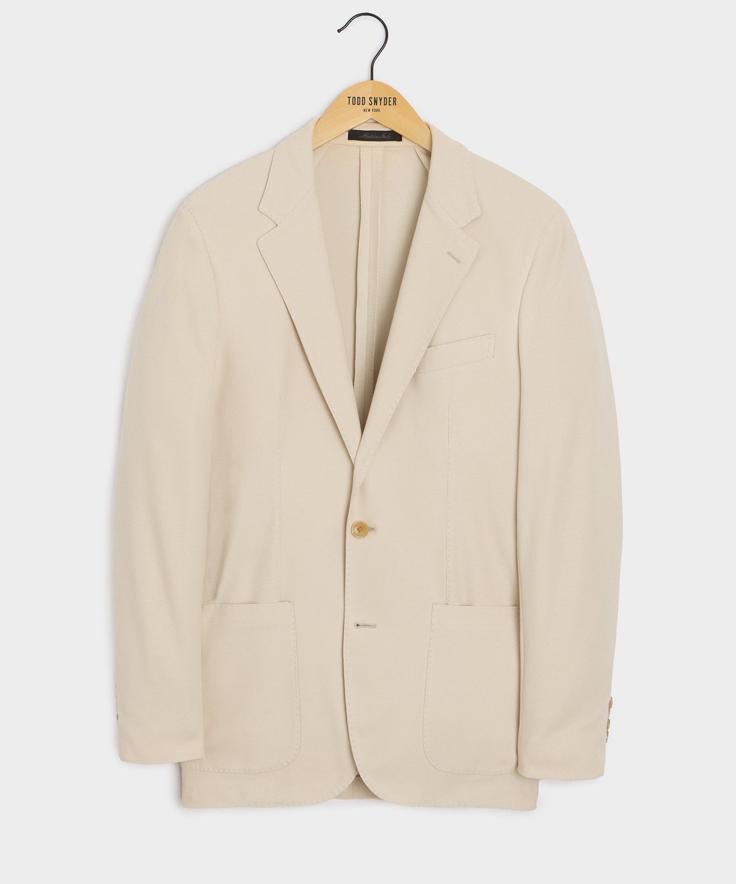 Todd Snyder Italian Knit Sport Coat in Birch Birch
