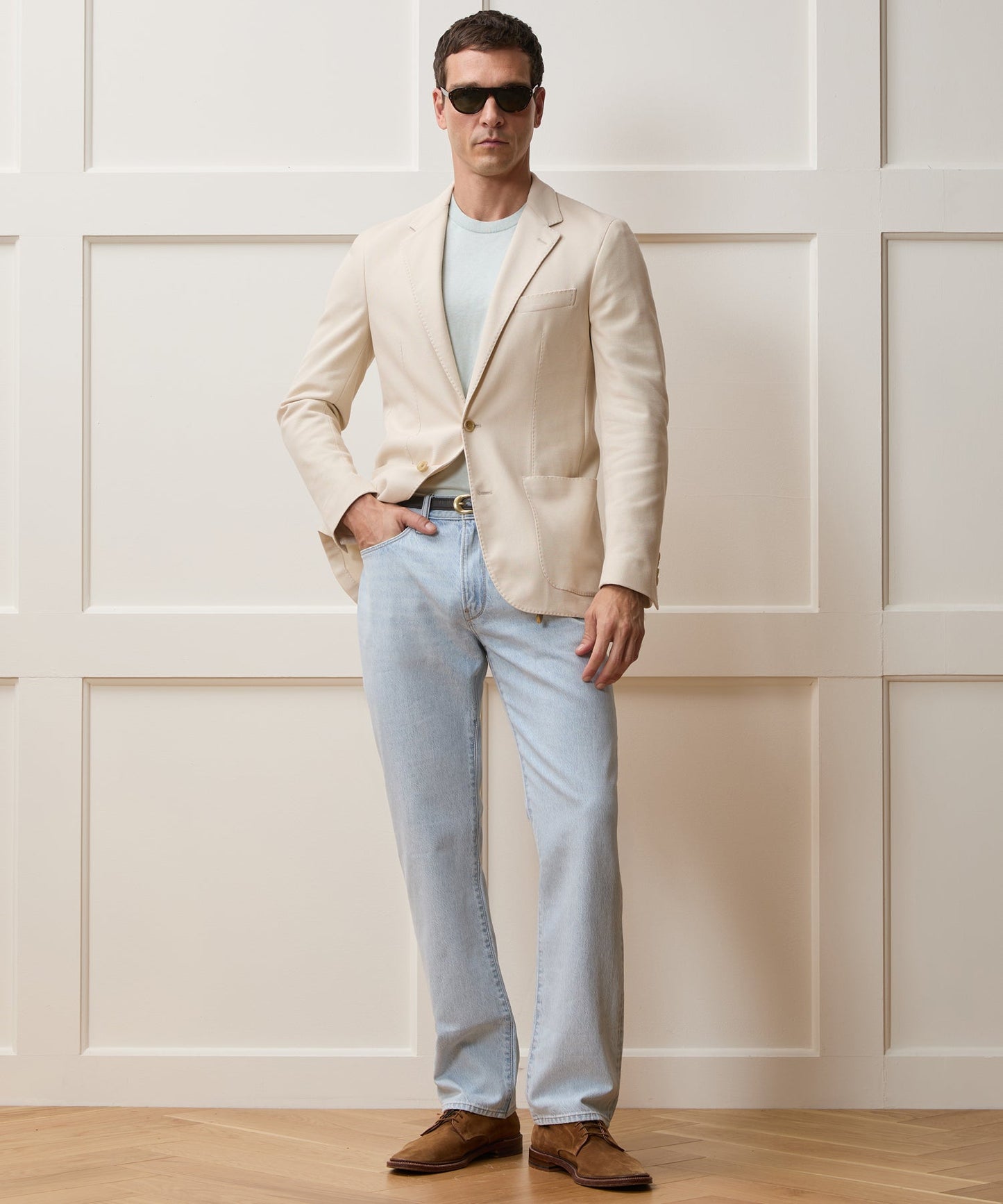 Todd Snyder Italian Knit Sport Coat in Birch Birch
