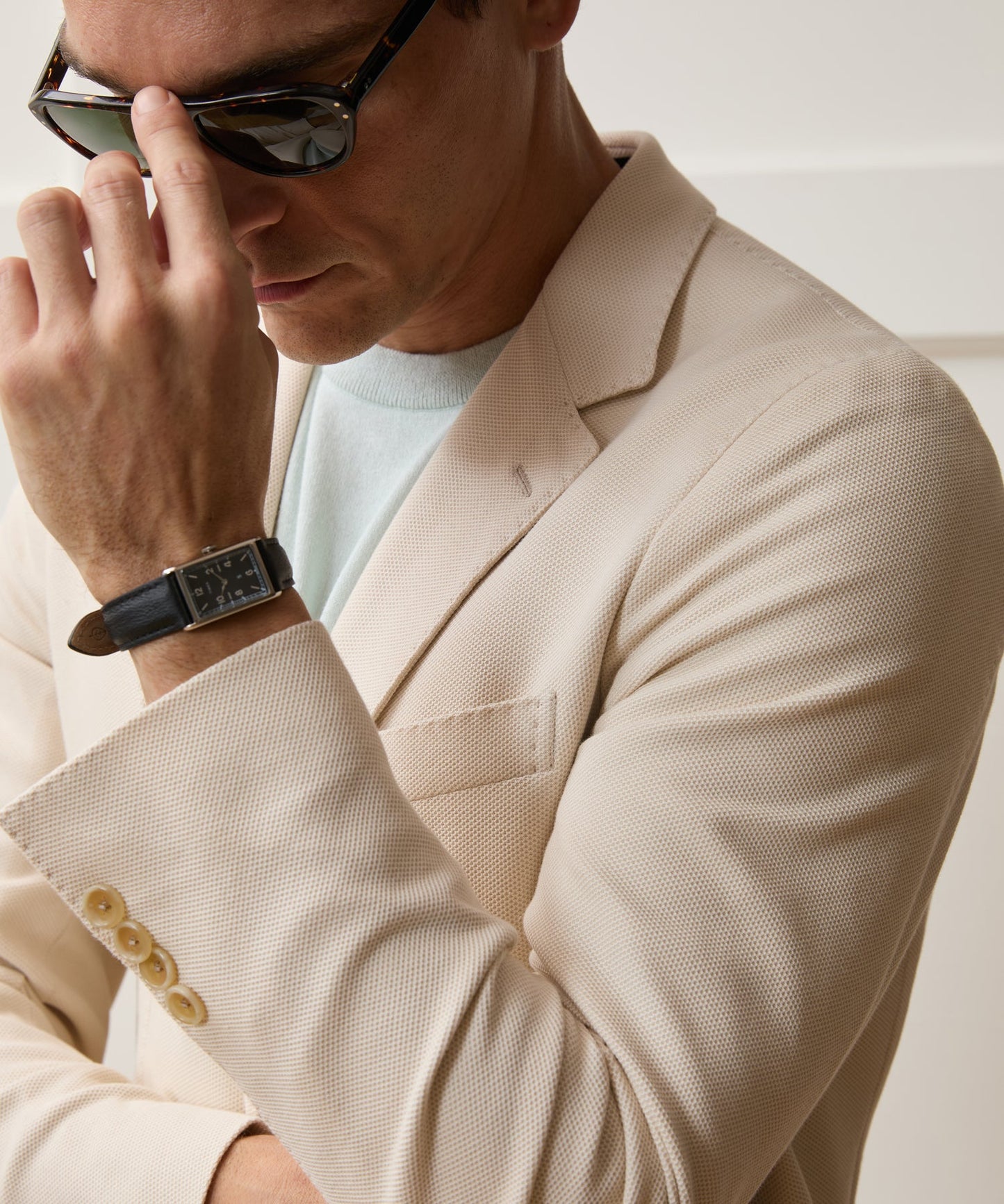 Todd Snyder Italian Knit Sport Coat in Birch Birch