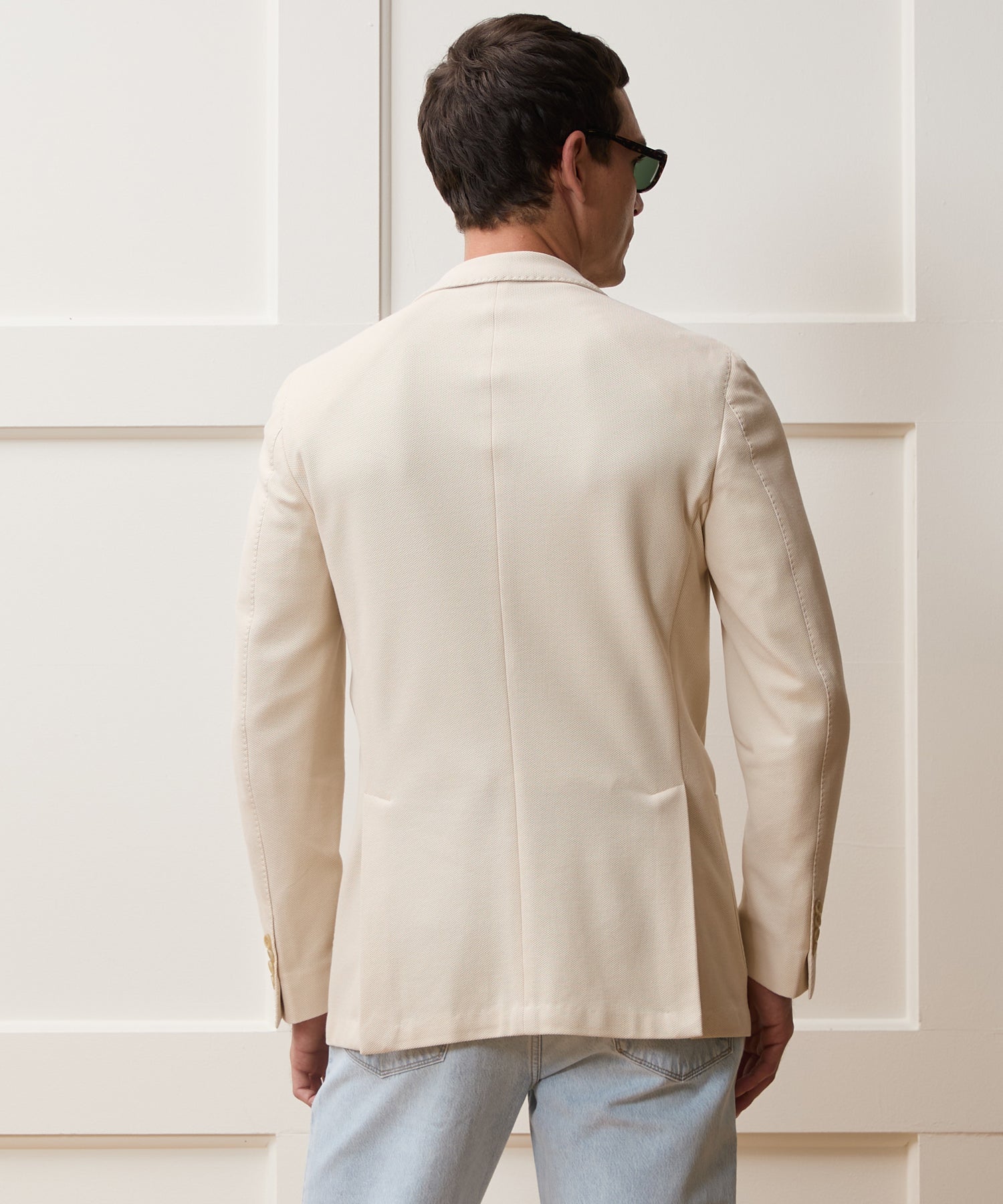 Todd Snyder Italian Knit Sport Coat in Birch Birch