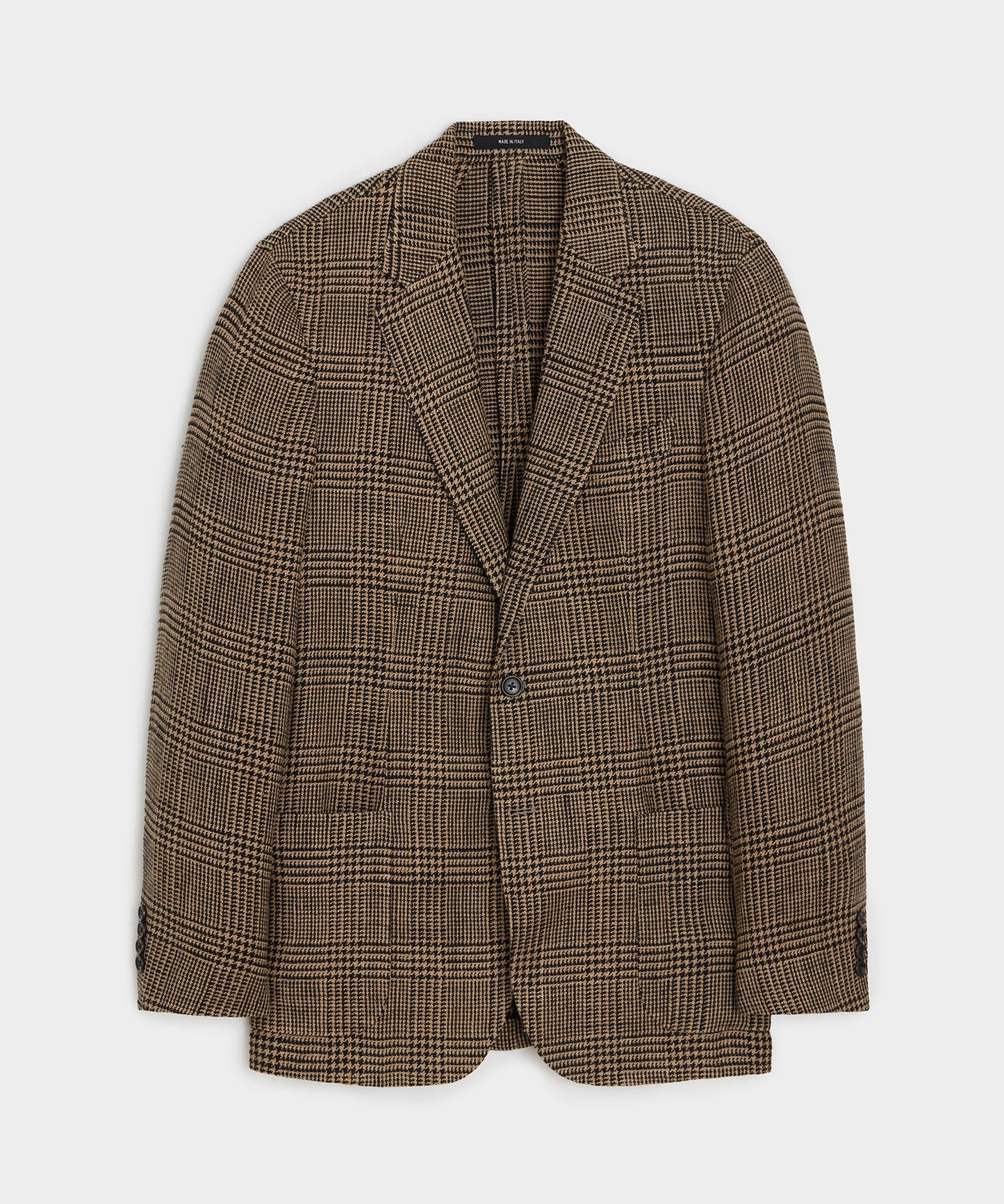 Todd Snyder Italian Glen Plaid Sport Coat in Khaki Plaid Khaki