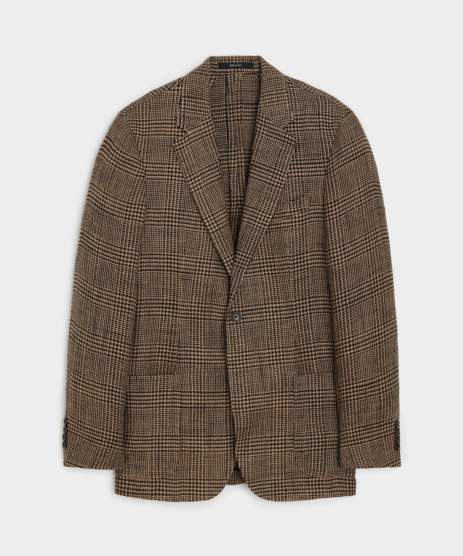Todd Snyder Italian Glen Plaid Sport Coat in Khaki Plaid Khaki