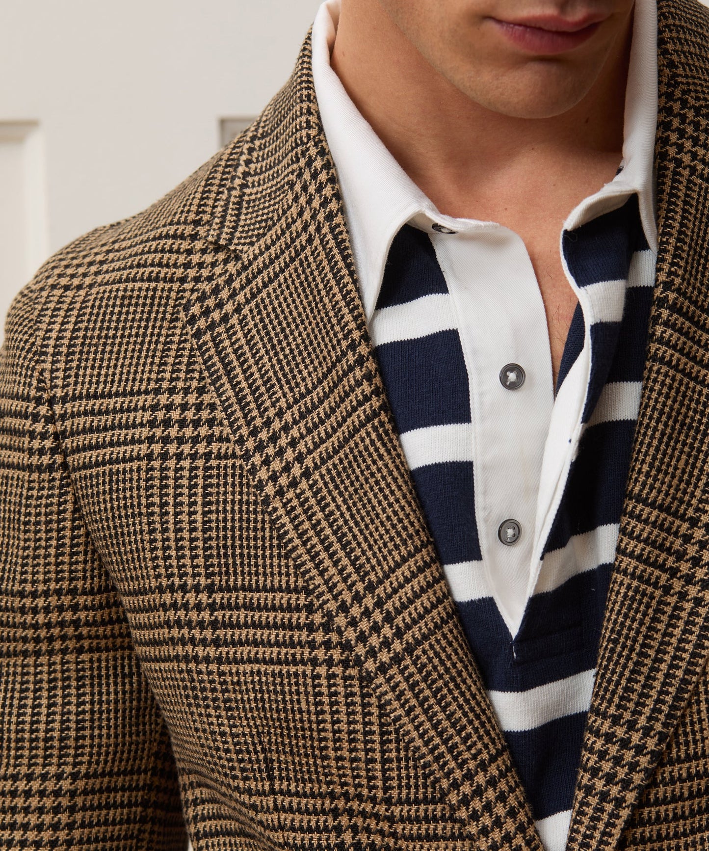 Todd Snyder Italian Glen Plaid Sport Coat in Khaki Plaid Khaki