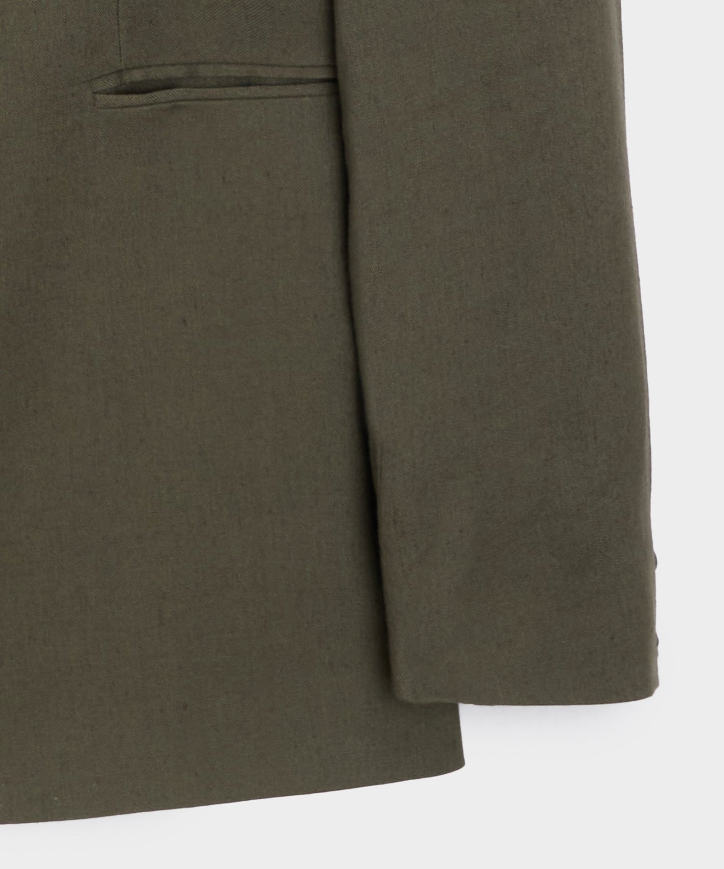 Todd Snyder Italian Double-Breasted Shawl Collar Jacket in Olive Olive