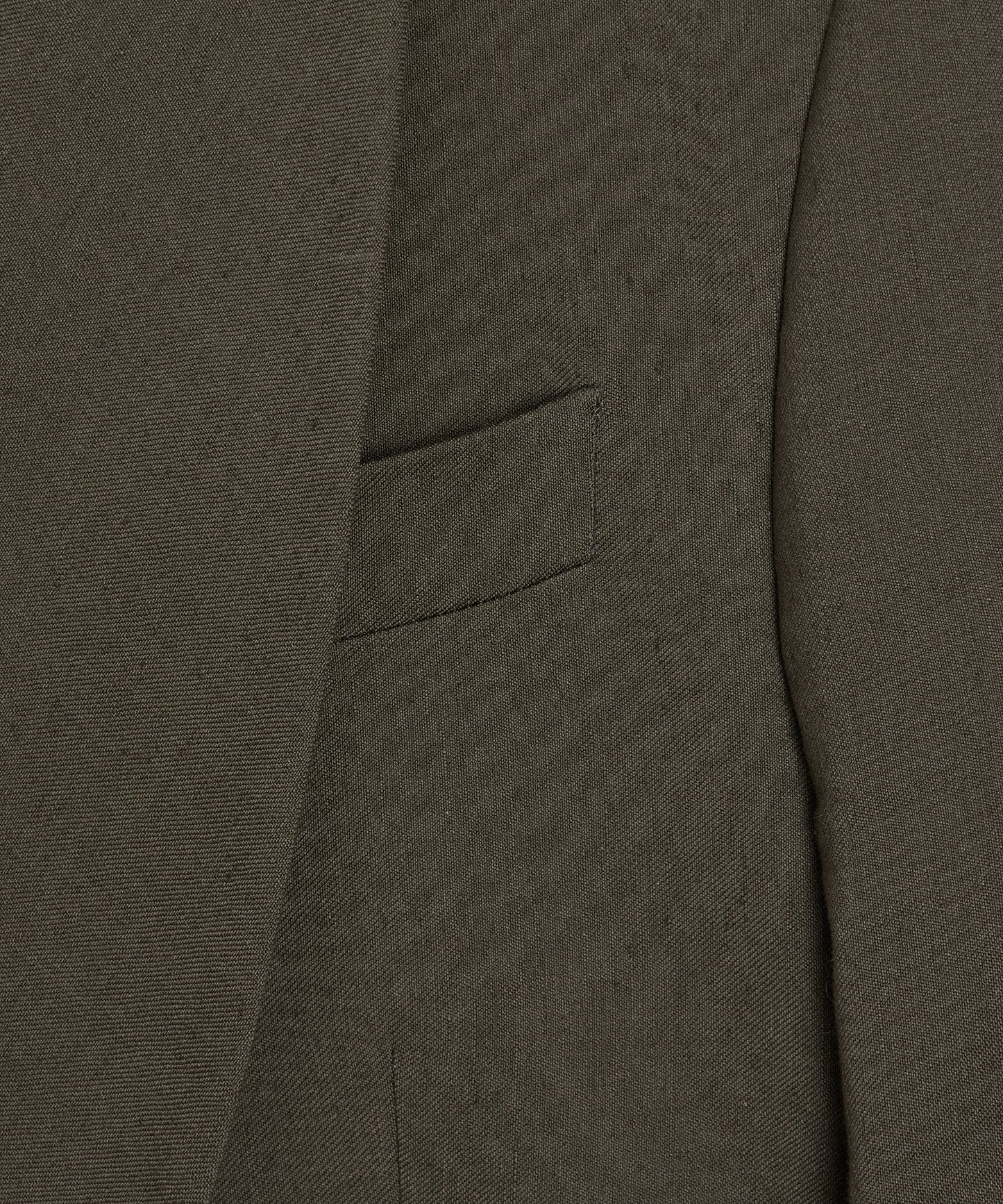 Todd Snyder Italian Double-Breasted Shawl Collar Jacket in Olive Olive