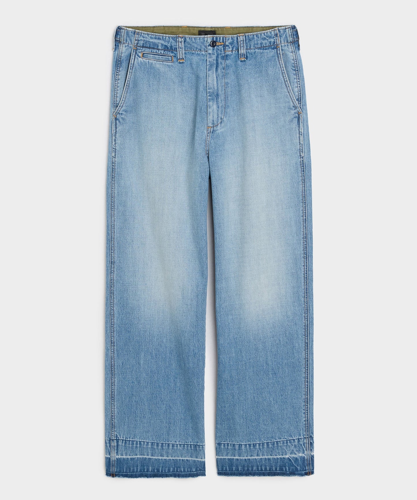 Todd Snyder Lightweight Big Jean in Light Indigo Light Indigo