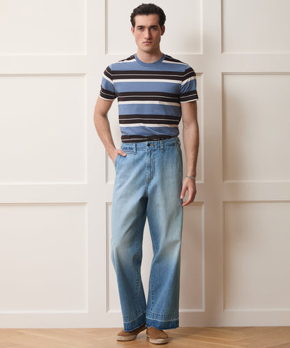 Todd Snyder Lightweight Big Jean in Light Indigo Light Indigo