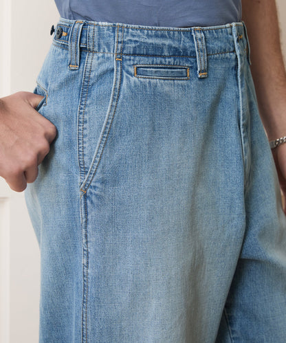 Todd Snyder Lightweight Big Jean in Light Indigo Light Indigo