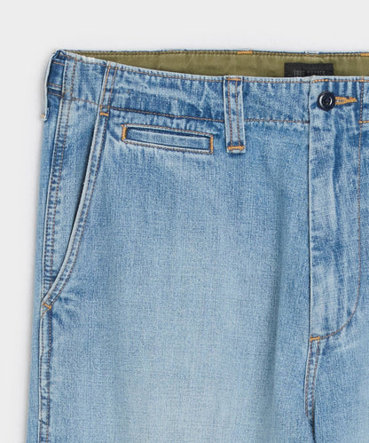 Todd Snyder Lightweight Big Jean in Light Indigo Light Indigo