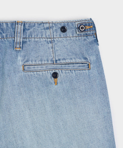 Todd Snyder Lightweight Big Jean in Light Indigo Light Indigo