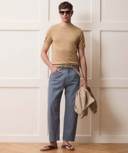 Todd Snyder Relaxed Barrel Jean in Blue Ridge Blue Ridge