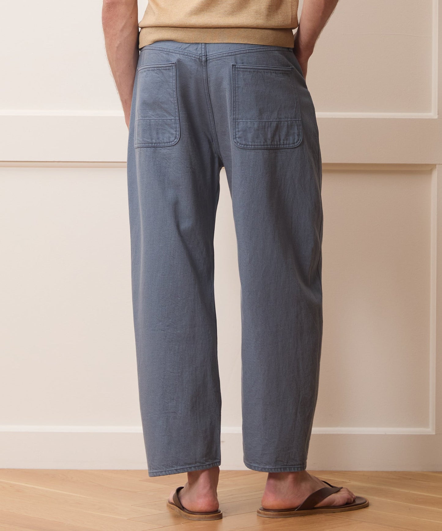 Todd Snyder Relaxed Barrel Jean in Blue Ridge Blue Ridge