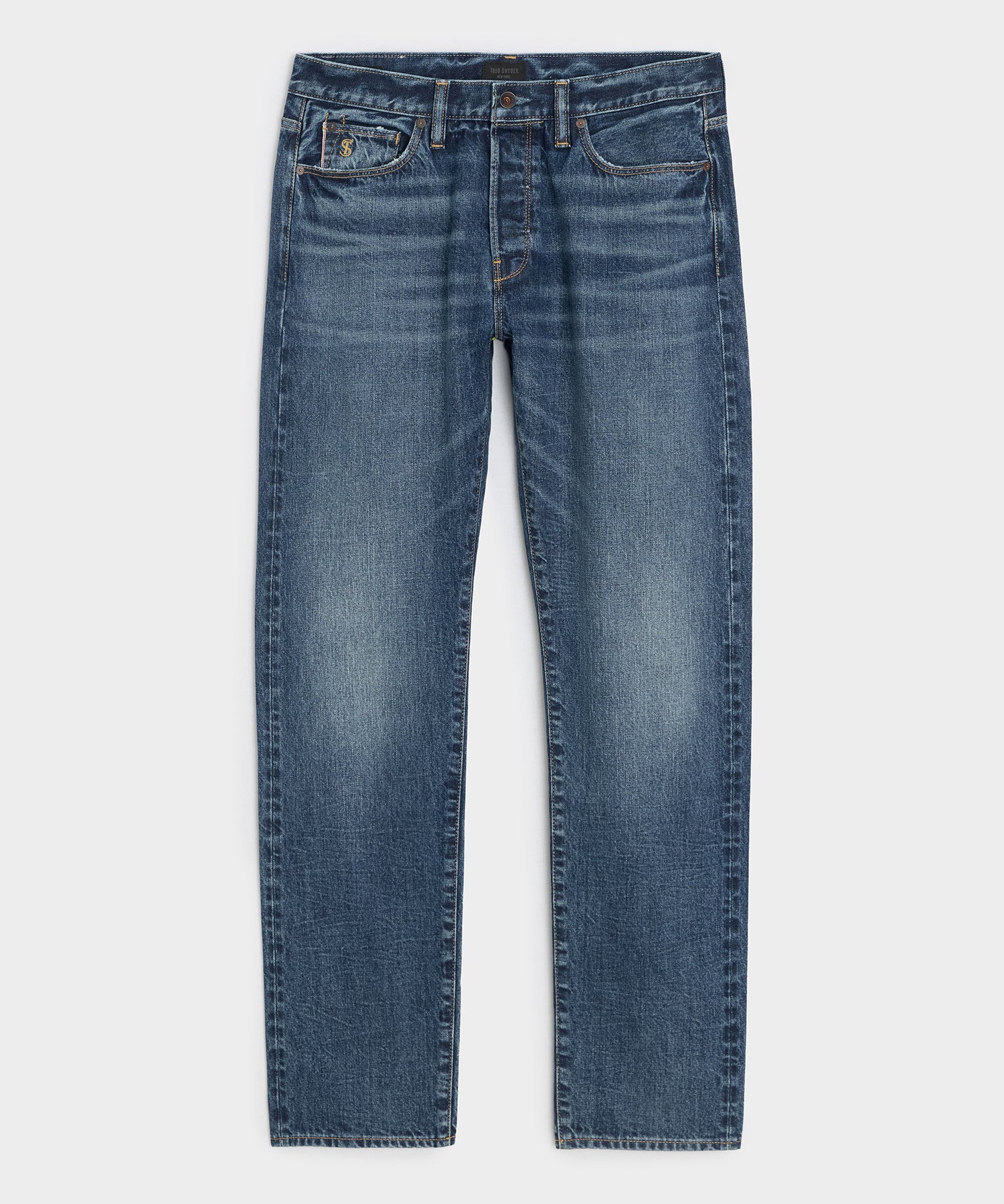 Todd Snyder Slim Selvedge Jean in Dark Indigo Dark Indigo