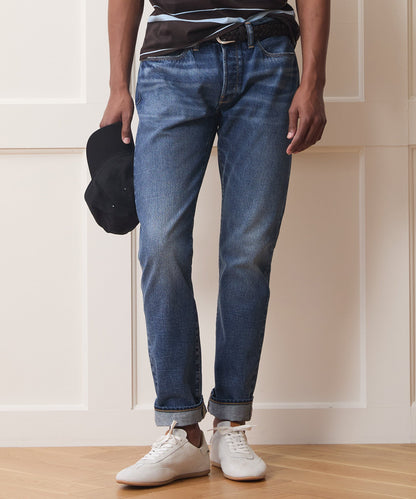 Todd Snyder Slim Selvedge Jean in Dark Indigo Dark Indigo