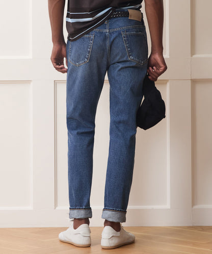 Todd Snyder Slim Selvedge Jean in Dark Indigo Dark Indigo
