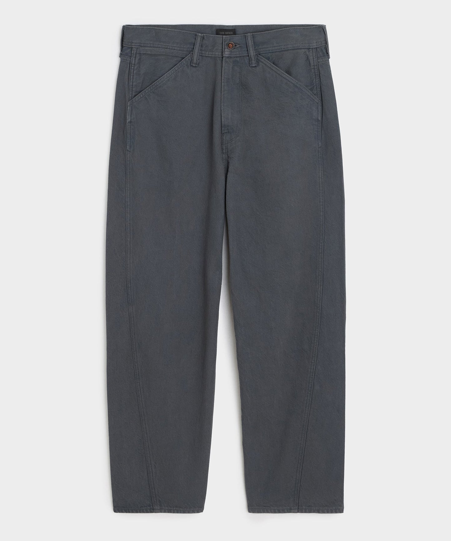 Todd Snyder Relaxed Barrel Jean in Granite Granite
