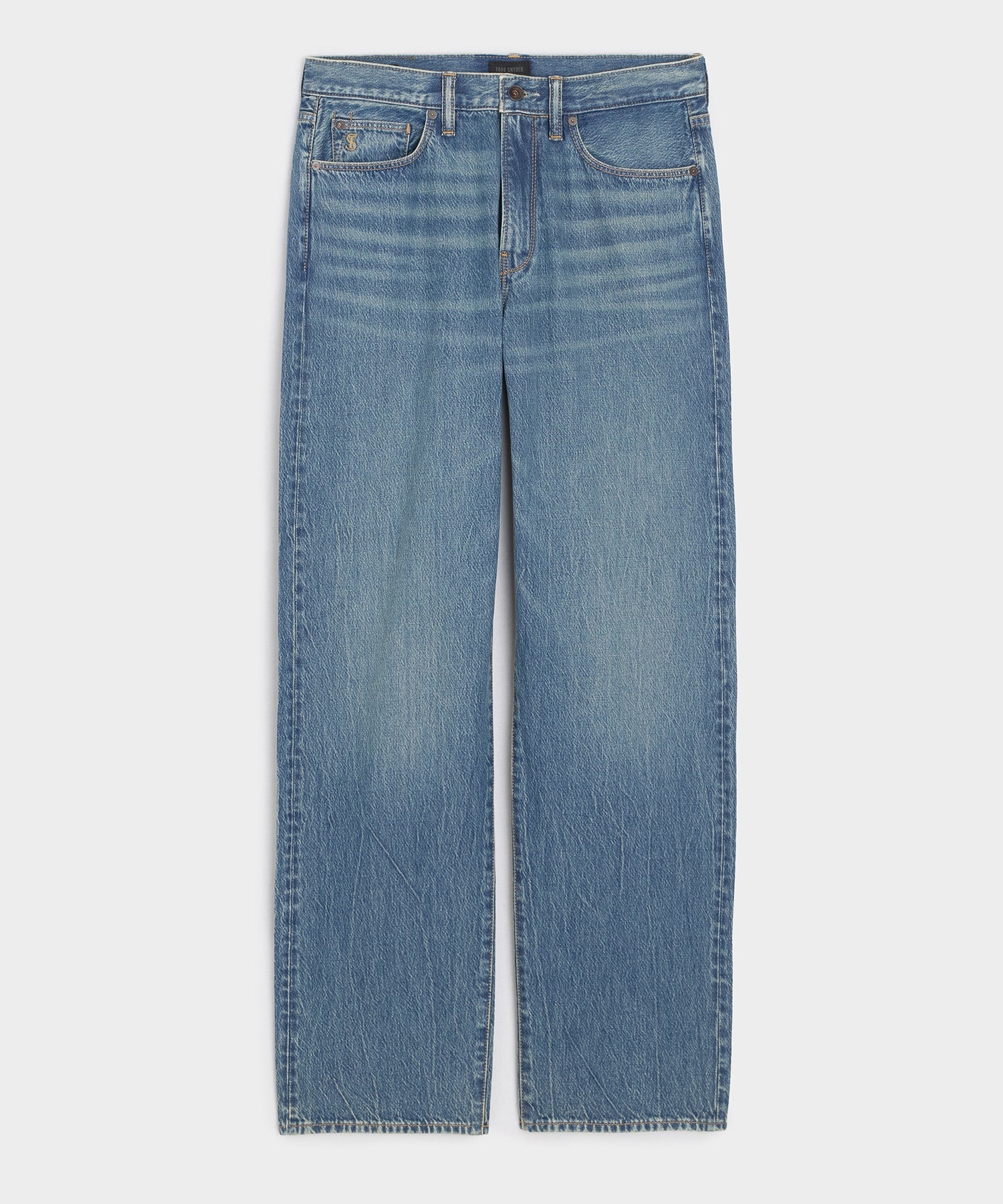 Todd Snyder Relaxed Summerweight Jean in Medium Indigo Medium Indigo