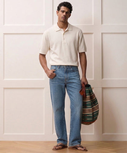 Todd Snyder Relaxed Summerweight Jean in Medium Indigo Medium Indigo