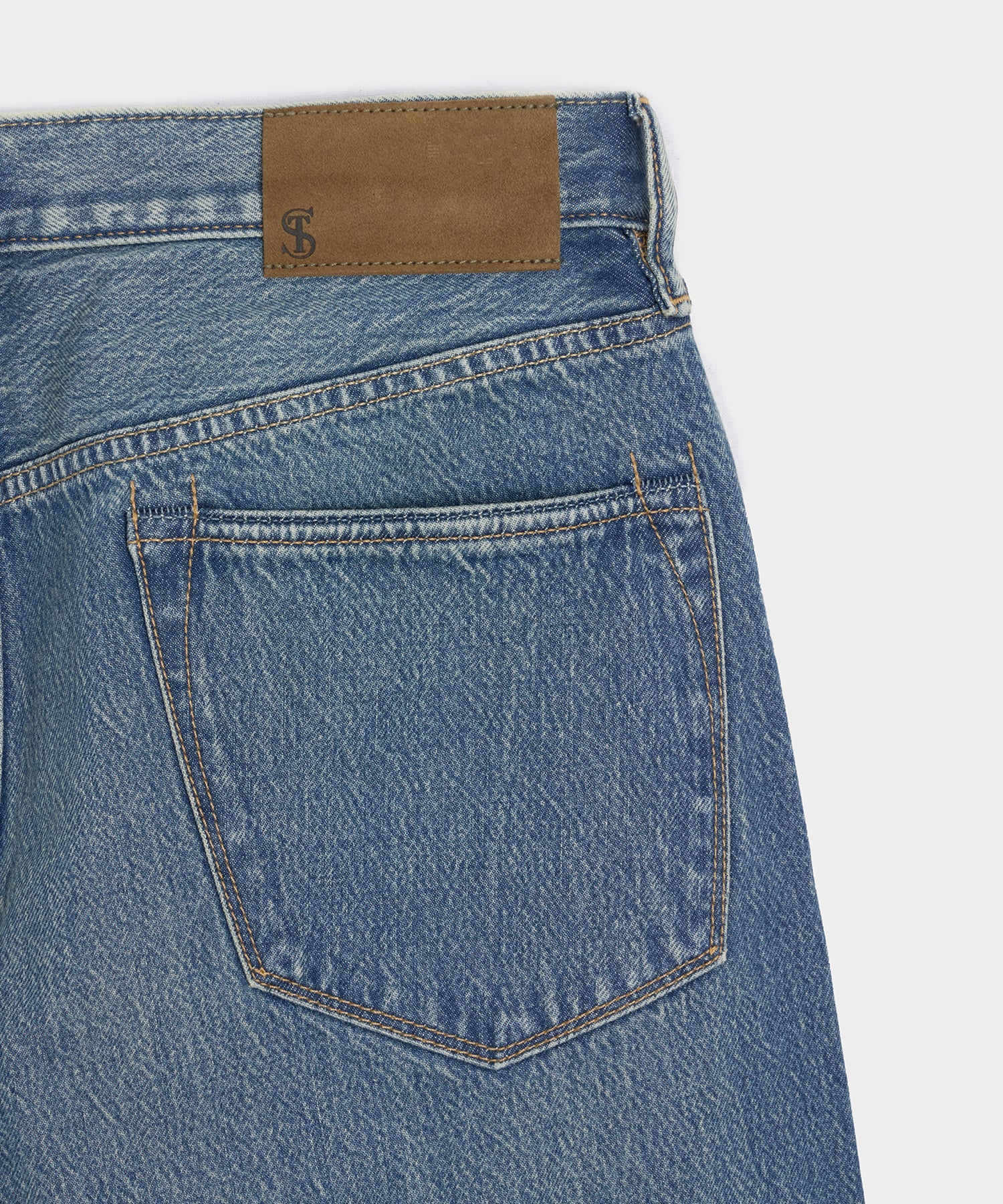 Todd Snyder Relaxed Summerweight Jean in Medium Indigo Medium Indigo