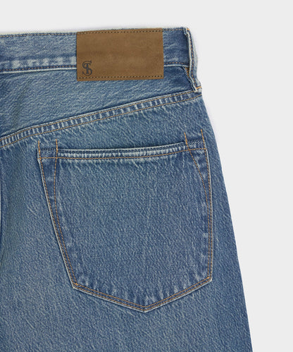 Todd Snyder Relaxed Summerweight Jean in Medium Indigo Medium Indigo