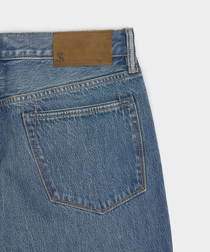 Todd Snyder Straight Fit Summerweight Jean in Medium Indigo Medium Indigo