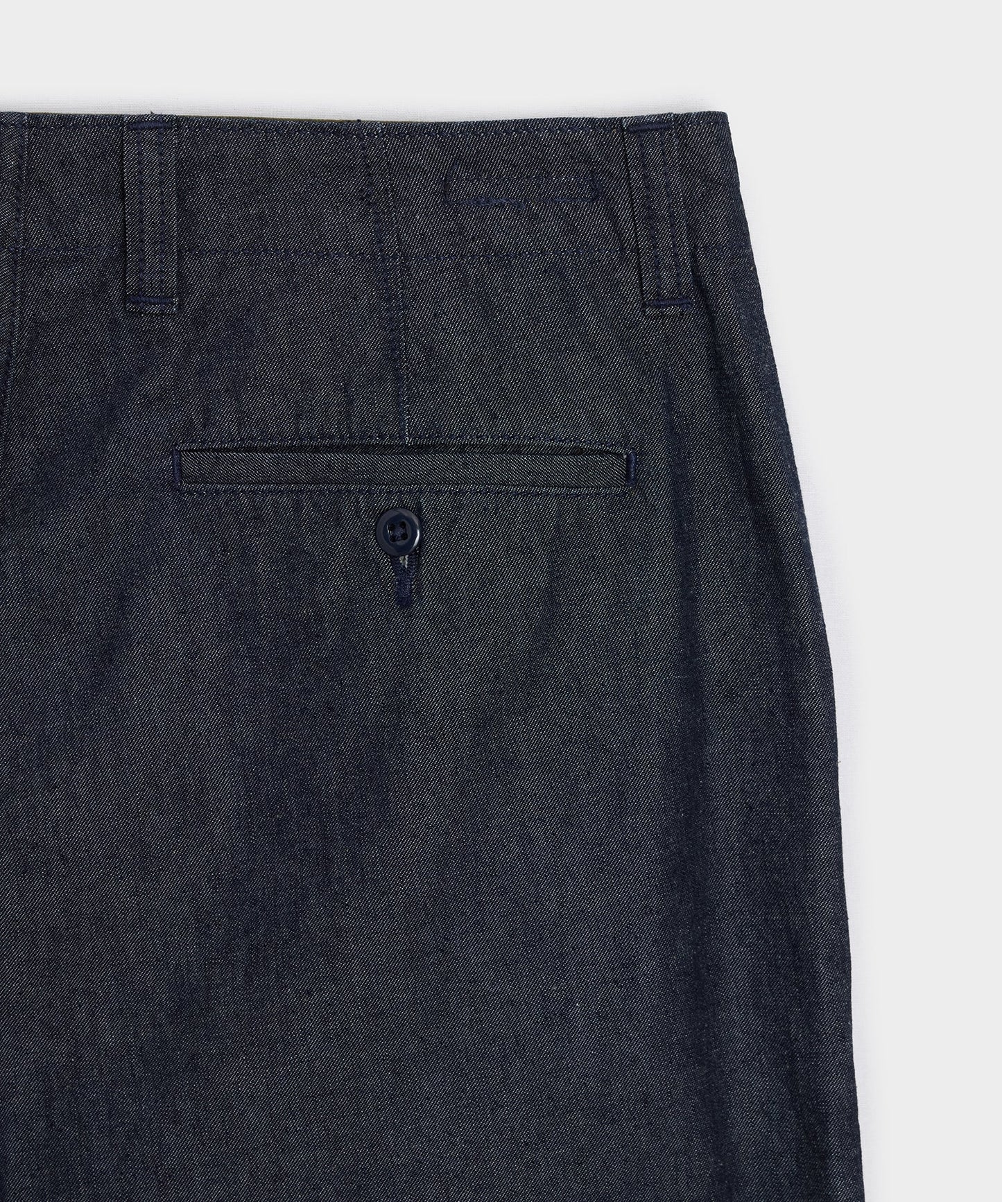 Todd Snyder Straight Fit Linen Favorite Pant in Rinsed Indigo Rinsed Indigo